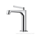 New Modern Bathroom Matt Black Brass Faucet